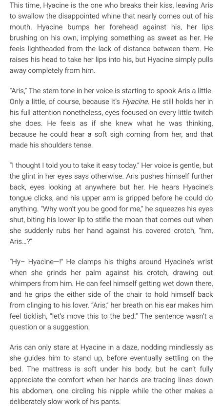 hyacine x oc